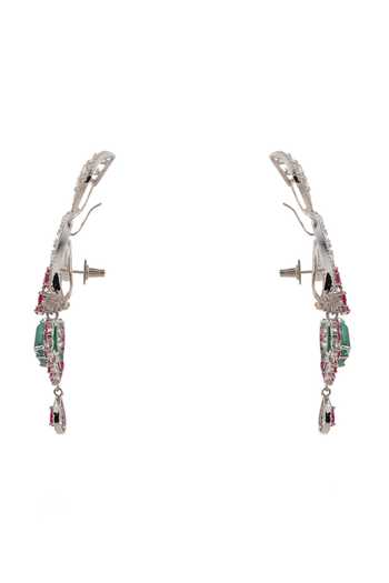 Cao Jewellery Multi Color Embellished Pair Of Ear Cuffs Online at Aza Fashions Cao Jewellery_Multi Color Embellished Pair Of Ear Cuffs _Online_at_Aza_Fashions