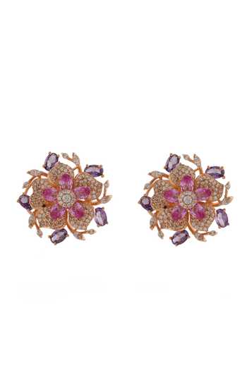 Cao Jewellery Twilight Bloom Stud Earrings 