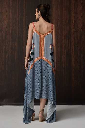 Verb By Pallavi Singhee Double Geoegette Maxi Dress 
