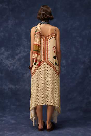 Verb By Pallavi Singhee Folklore Embroidered Maxi Dress 