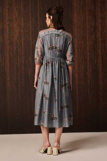 Verb By Pallavi Singhee Floral Print Wrap Dress 