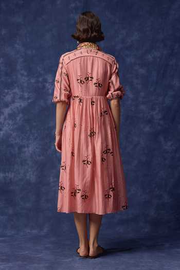 Verb By Pallavi Singhee Embroidered Wrap Dress 