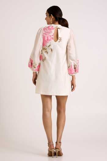Madder Much Nidam In Bloom Short Dress 