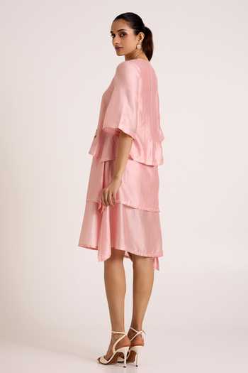 Madder Much Terraced Short Dress 