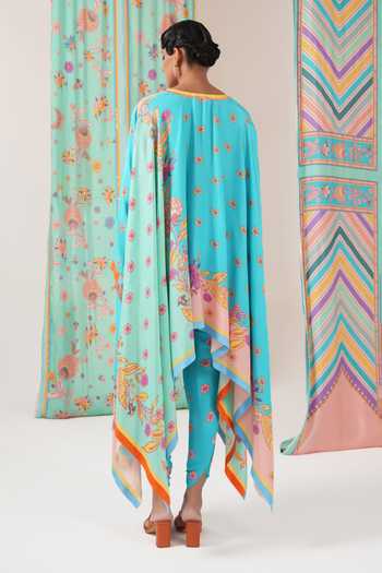 Swati Vijaivargie Butterfly Cape & Dhoti Pant Set 