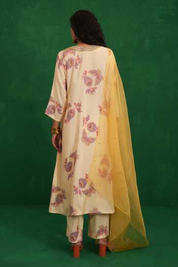 Swati Vijaivargie Printed & Embroidered Kurta Set 