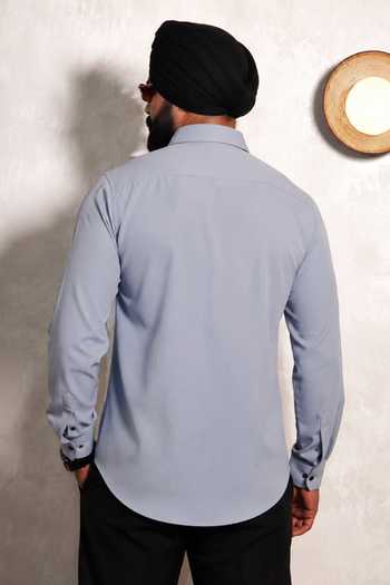 Menoir Abstract Embroidered Shirt 
