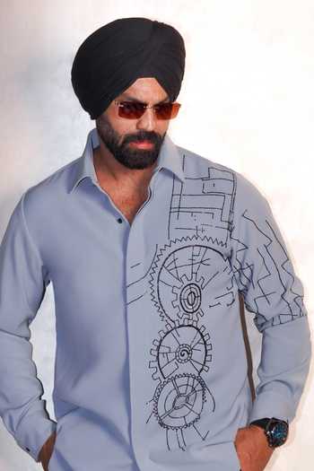 Buy_Menoir_Blue Abstract Embroidered Shirt _Online_at_Aza_Fashions