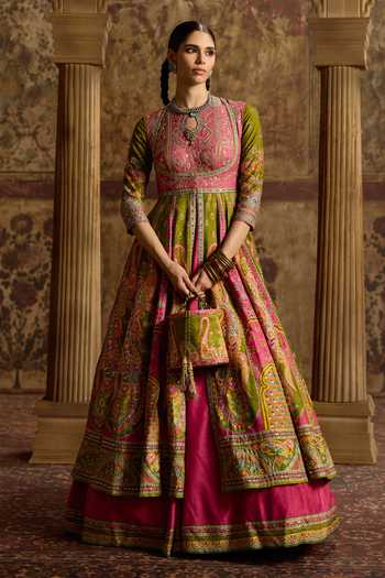 Kalista Taroob Paisley Embroidered Potli
