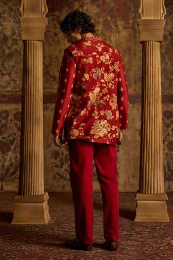 Kalista Viransh Embroidered Bundi & Kurta Set 