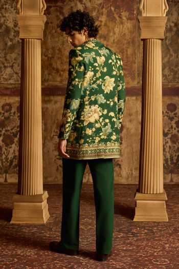 Kalista Rivaan Embroidered Achkan & Pant Set 