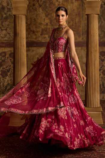 Kalista Samreen Floral Print Lehenga Set 