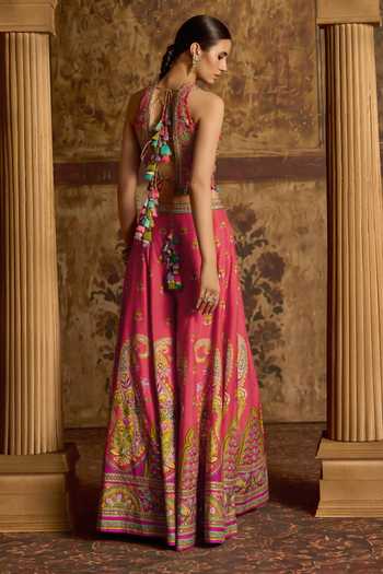 Kalista Akshara Embroidered Blouse & Sharara Set 