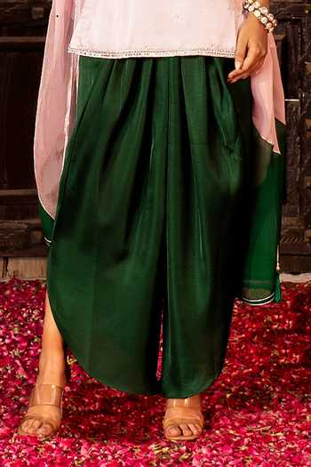Buy Bahaara By Divya Narula Green Silk, Organza Halter Neck Embellished Kurta Set Online at Aza Fashions Buy_Bahaara By Divya Narula_Green Silk, Organza Halter Neck Embellished Kurta Set _Online_at_Aza_Fashions