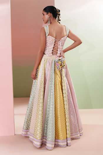 Priyanka Jain Phagun Embroidered Lehenga Set 