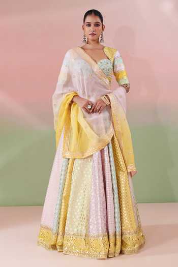 Priyanka Jain Rangrez Embroidered Lehenga Set 