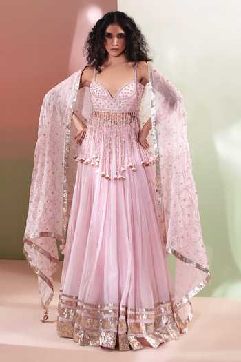 Priyanka Jain Noorani Embroidered Lehenga Set 