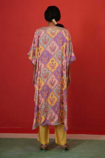Swati Vijaivargie Butterfly Chameli Kaftan & Pant Set 