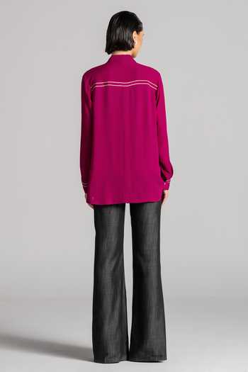 Namrata Joshipura Moon Petal Embroidered Shirt 
