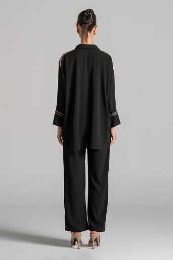 Namrata Joshipura Floral Embroidered Top & Pant Set 