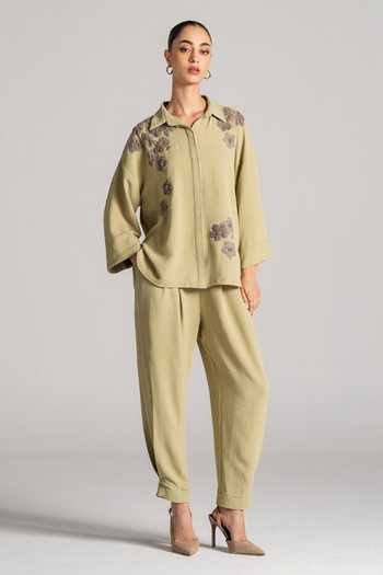 Namrata Joshipura Embroidered Top & Pant Set 