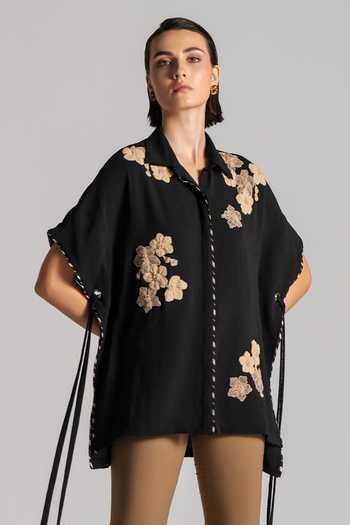 Namrata Joshipura Textured Crepe Top 