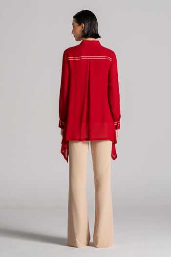 Namrata Joshipura Moon Petal Embroidered Asymmetric Tunic