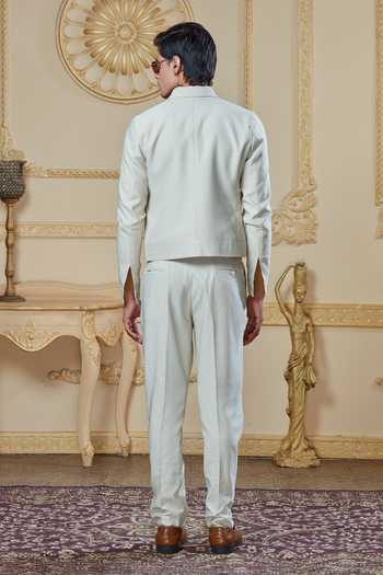 Sven Suits Tailored Safari Jacket & Pant Set 