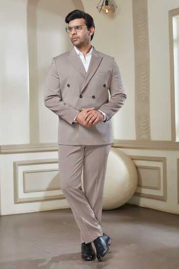 Sven Suits Double-Breasted Suit & Pant Set 