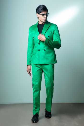 Sven Suits Double-Breasted Suit & Pant Set 
