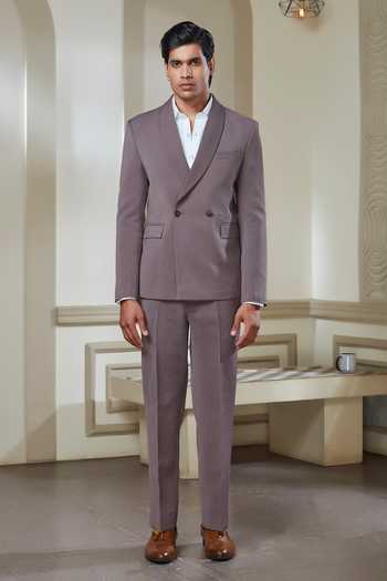 Sven Suits Double-Breasted Suit & Pant Set 