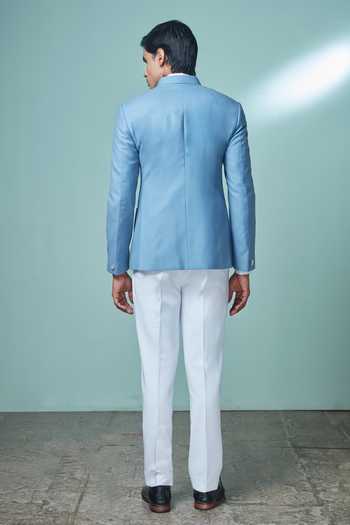 Sven Suits Collared Bandhgala & Pant Set 