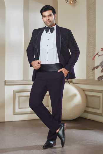 Sven Suits Embroidered Suit Set 