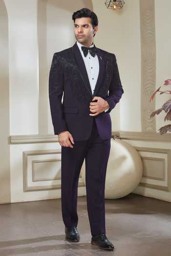 Sven Suits Embroidered Suit Set 