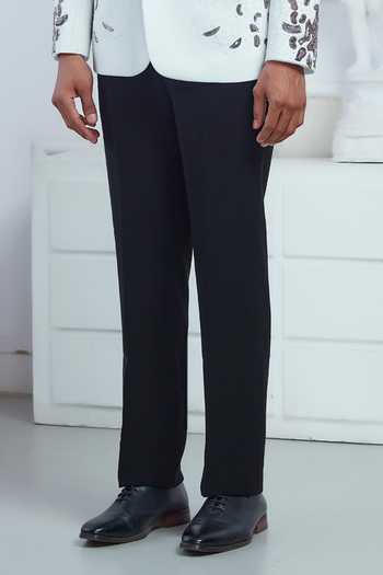 Sven Suits White Polyester Beads Cutdana Embroidered Suit Set Online at Aza Fashions Sven Suits_White Polyester Beads Cutdana Embroidered Suit Set _Online_at_Aza_Fashions