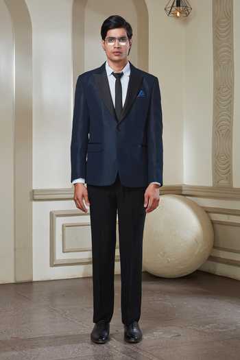 Sven Suits Polyester Tuxedo Jacket Set 