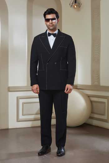 Sven Suits Placement Embroidered Blazer 
