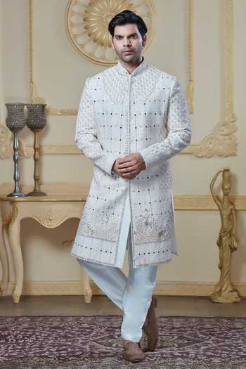 Sven Suits Embroidered Sherwani Set 