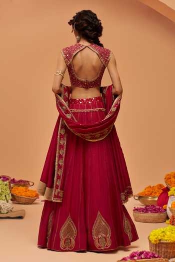 Hirika & Dhruti Hand Embroidered Lehenga Set 