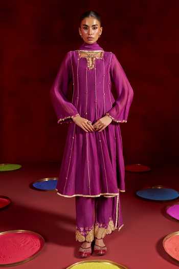 Hirika & Dhruti Embroidered Anarkali Set 