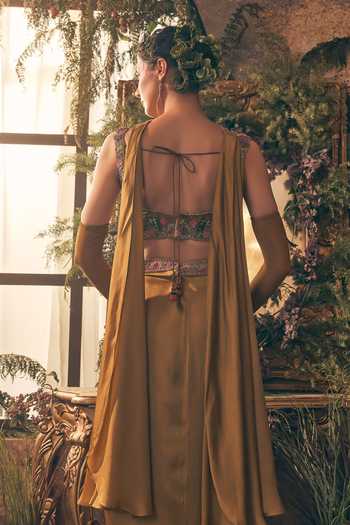 Label Ankush Jain Embroidered Skirt Set 