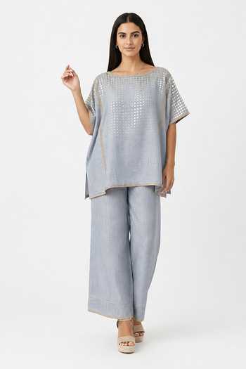 Kaveri Sunlit Tiles Square Top & Pant Set