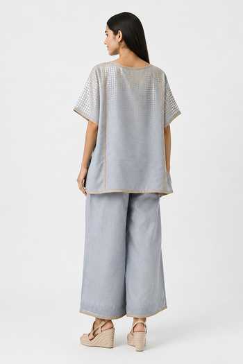Kaveri Sunlit Tiles Square Top & Pant Set