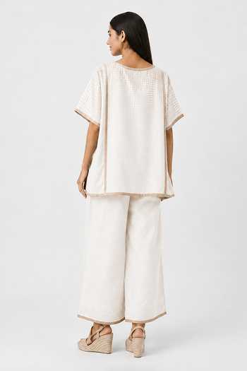Kaveri Sunlit Tiles Square Top & Pant Set