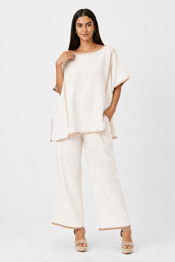 Kaveri Sunlit Tiles Square Top & Pant Set
