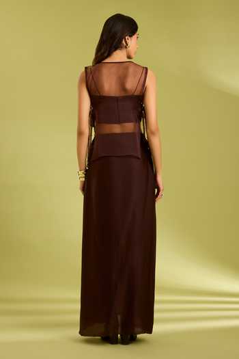 Ewoke Embroidered Jacket Skirt Set