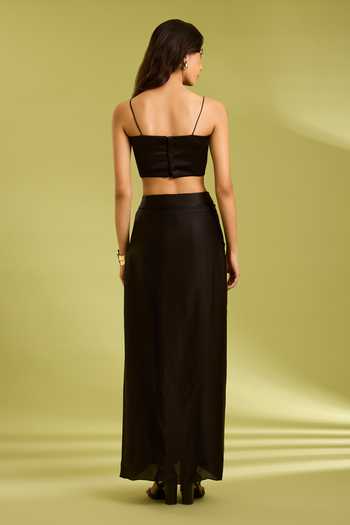 Ewoke Embroidered Jacket Skirt Set