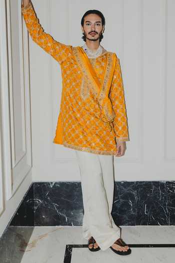 Punit Balana Embroidered Kurta & Pant Set