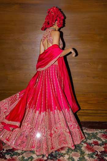 Punit Balana Embroidered Blouse Lehenga Set