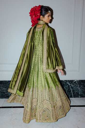 Punit Balana Embroidered Anarkali With Dupatta 